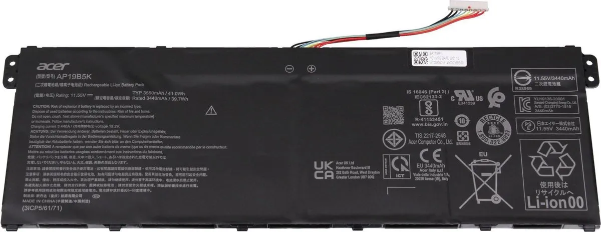 Acer AP19B5K Accu