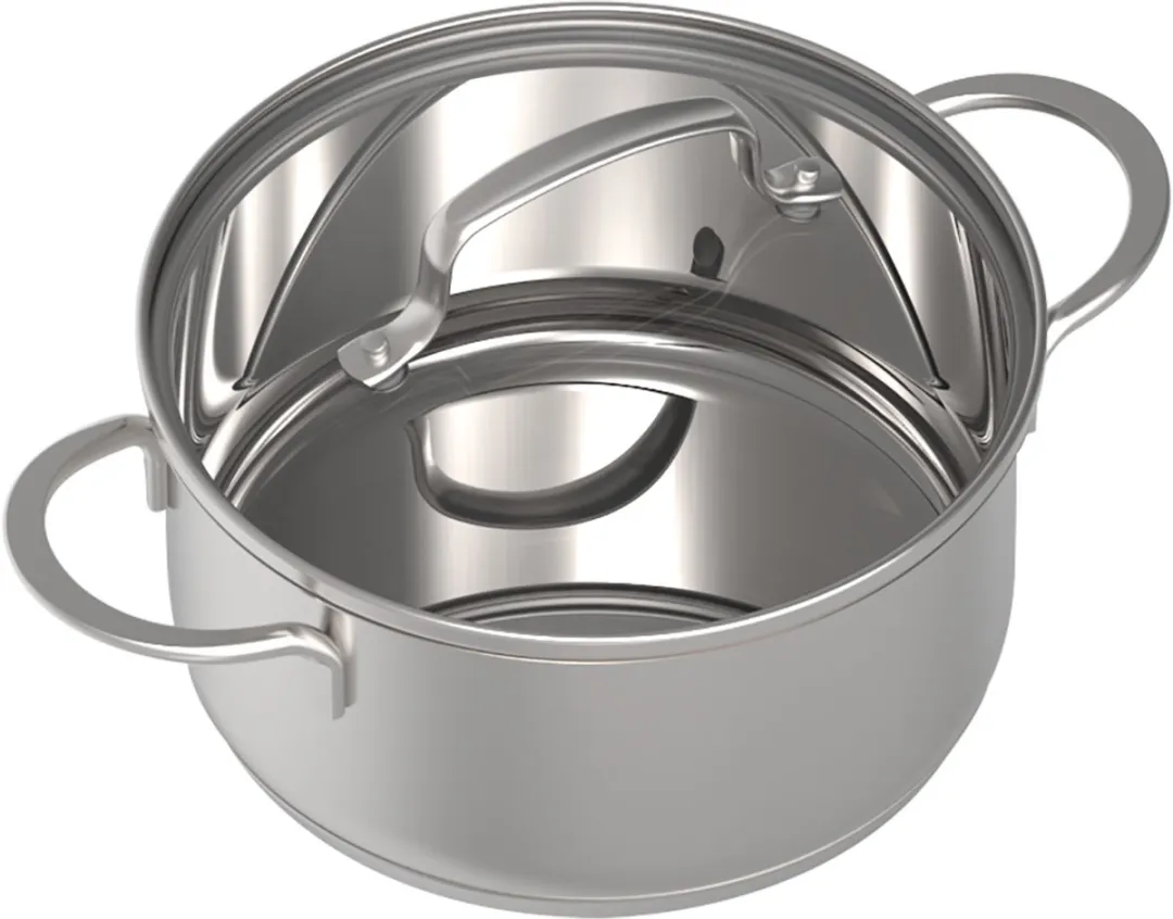 Inventum IPS437RVS Pannenset - 4-delig Inductie RVS