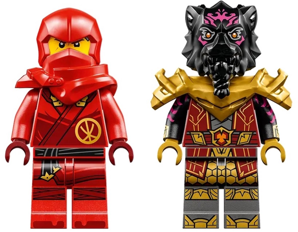 LEGO NINJAGO Kai en Ras' Duel Tussen Auto en Motor Speelgoed - 71789