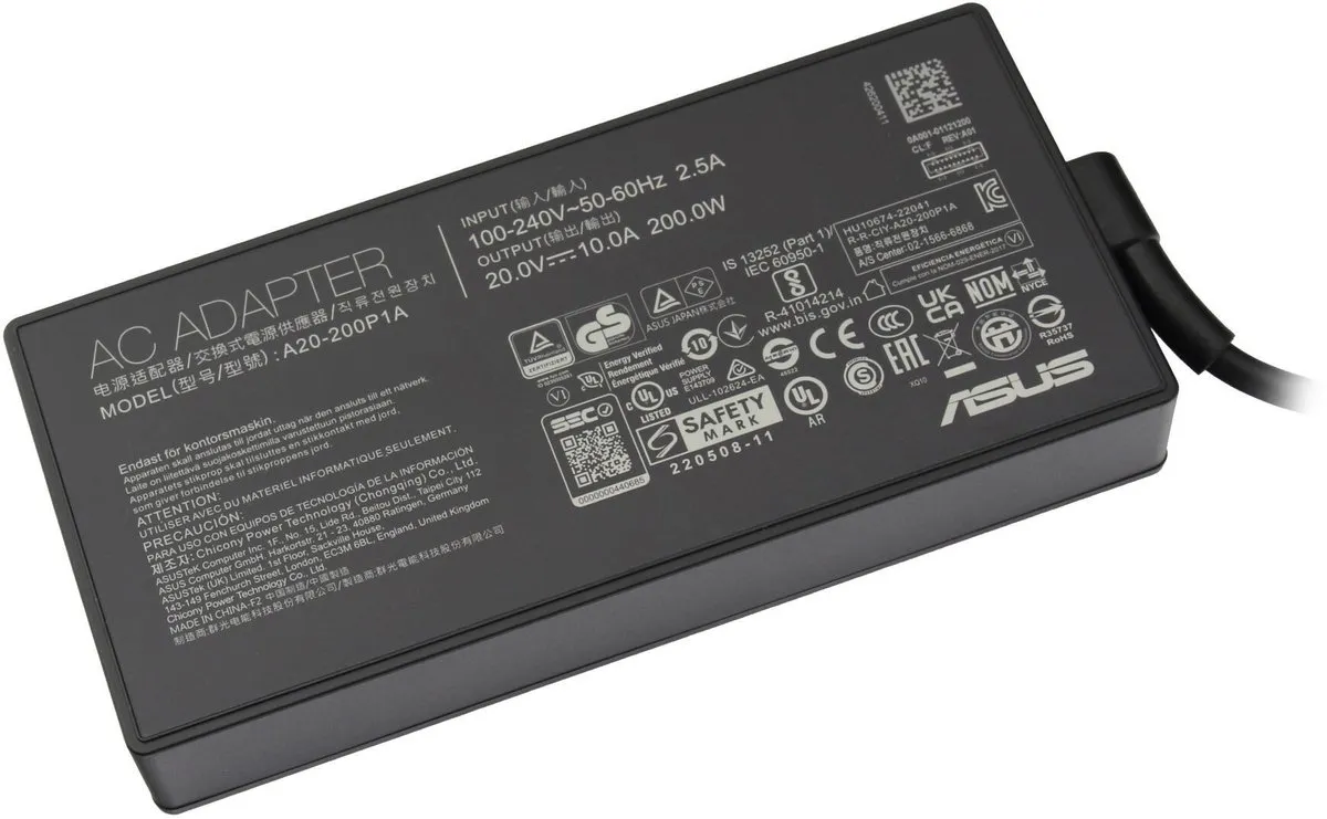ASUS 0A001-01121500 Oplader 200W