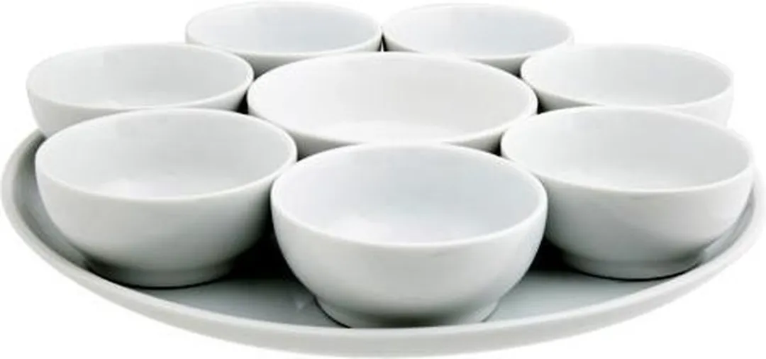Cosy&Trendy Aperoset D31XH4,2CM - 9-delig - Wit - afbeelding 4 van 4