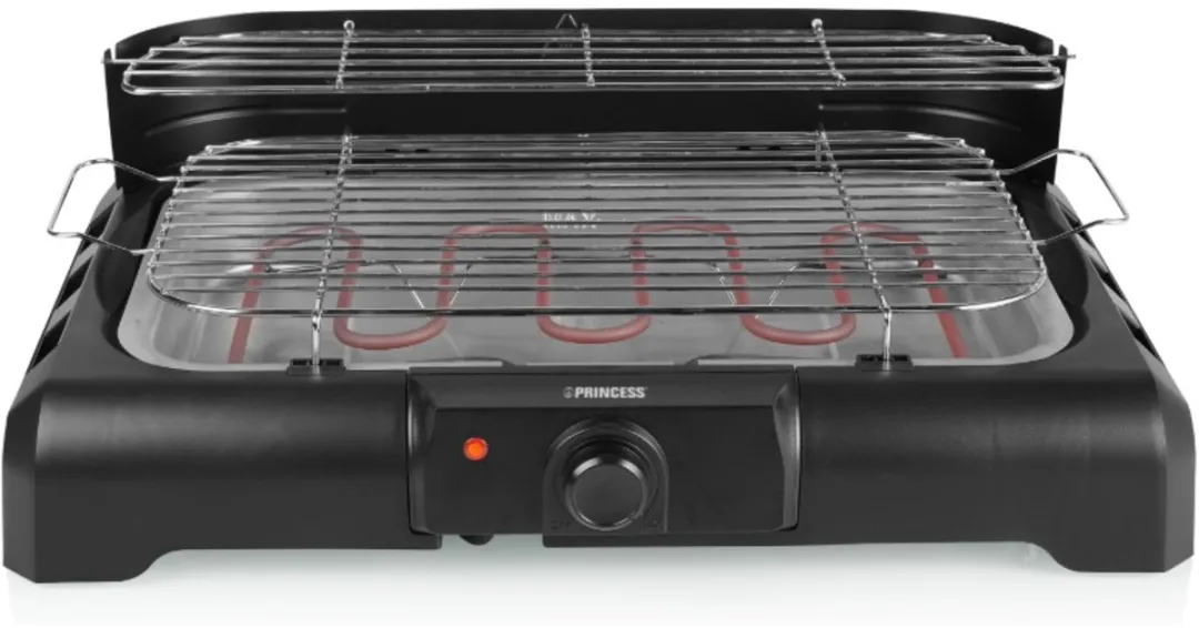 Princess 112250 Elektrische BBQ 2200W - Zwart