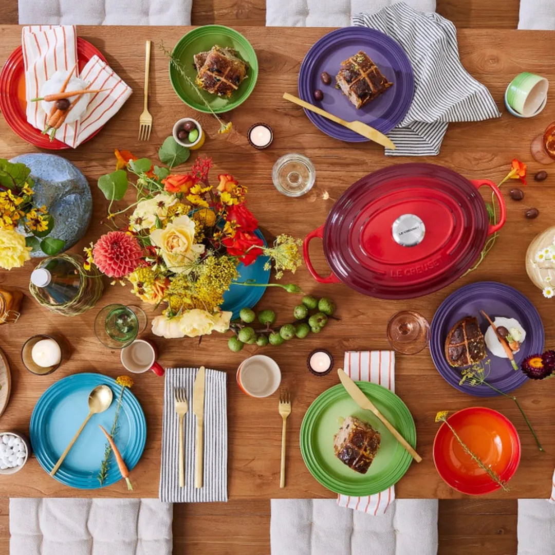 Le Creuset Eierdopjes Regenboog - 6 Stuks - afbeelding 4 van 6