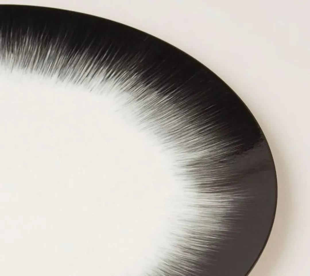 Serax Dé Tableware By Ann Demeulemeester Ontbijtbord Ø17,5cm - 2-delig Wit/Zwart - afbeelding 6 van 6