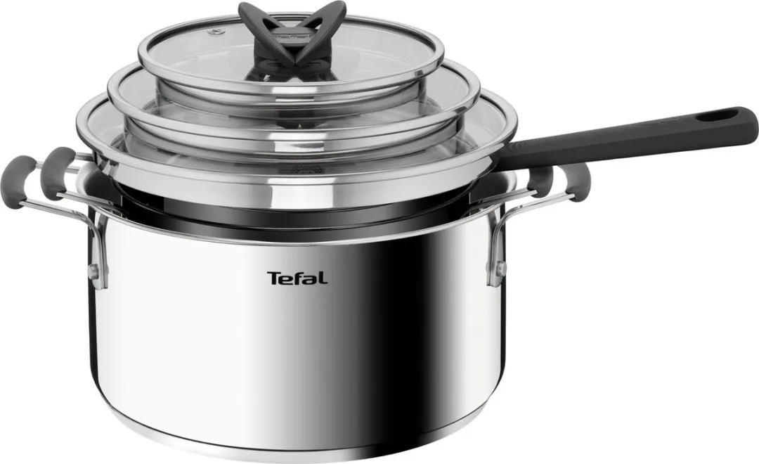 Tefal Opti'Space G7376S44 Pannenset 3-delig