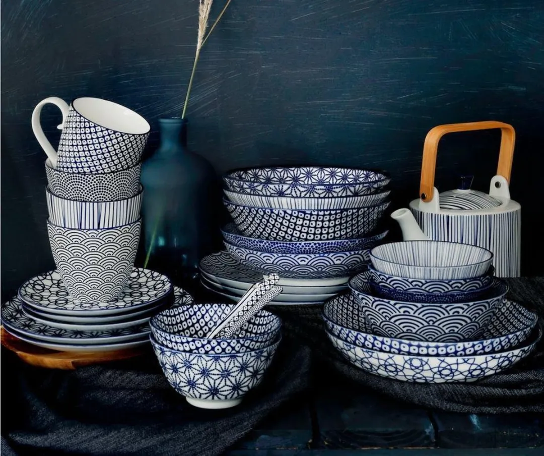 Tokyo Design Studio Espressoset 21558 - 12-delig - Blauw