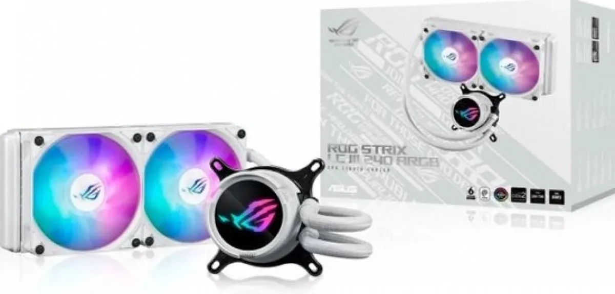 ASUS ROG Strix LC III 240 ARGB Processor Kit - 2x 12cm Wit