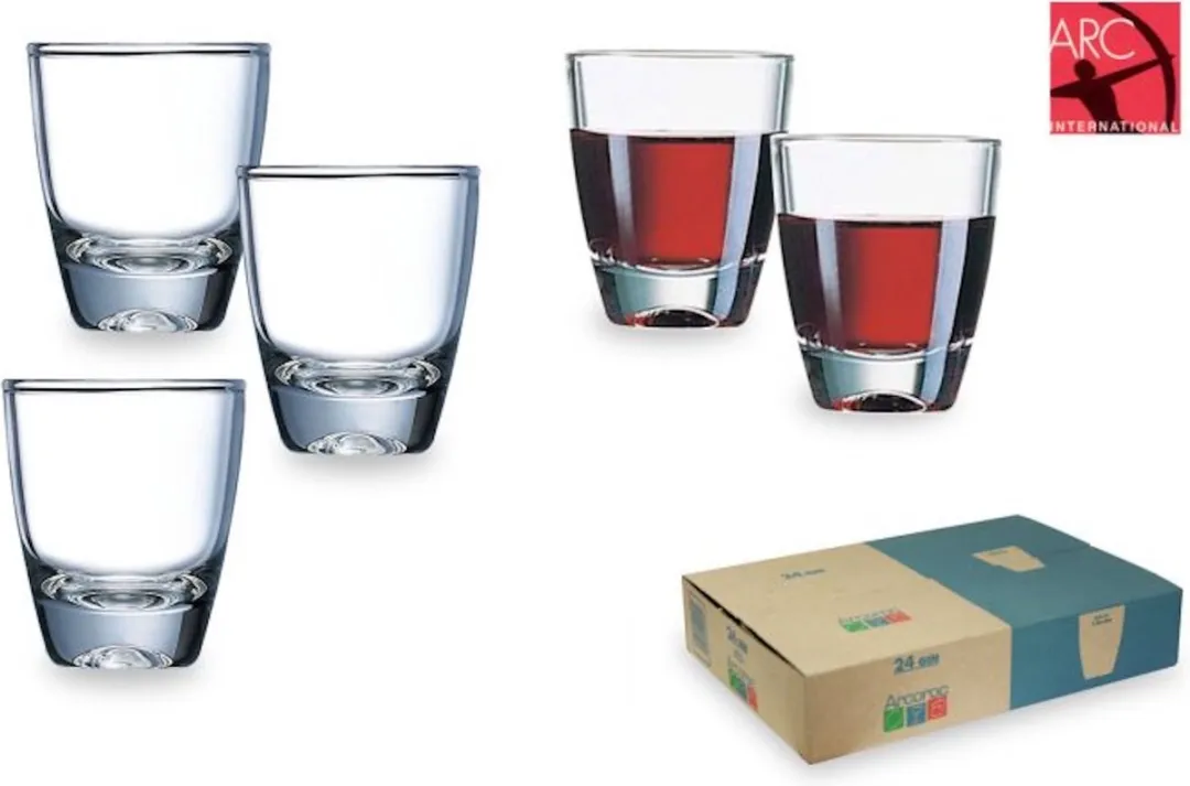Arcoroc Shotglazen 3cl - 24 Stuks Transparant
