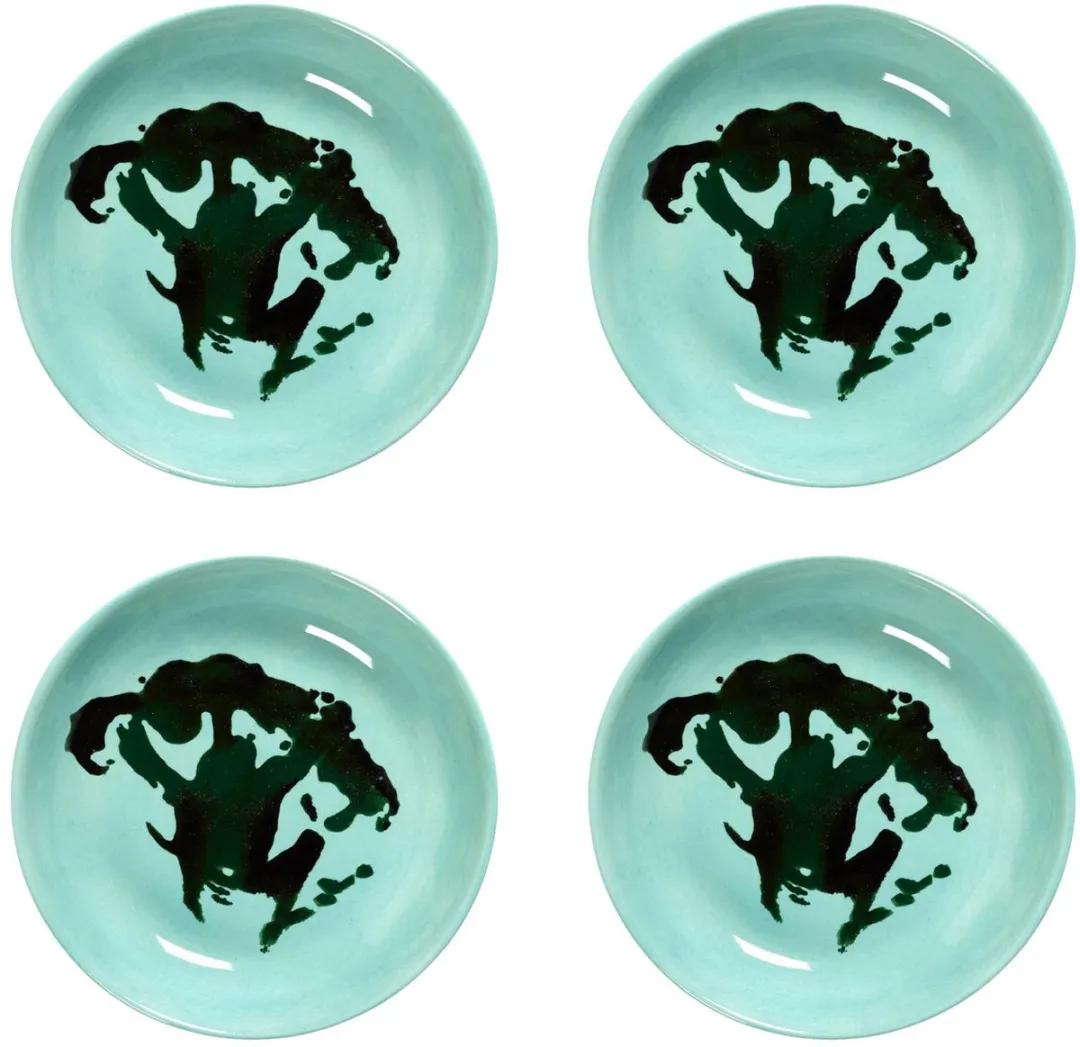 Serax Ottolenghi Feast Schaaltjes - 11cm - Azurblauw/Groen - 4 Stuks - afbeelding 6 van 6
