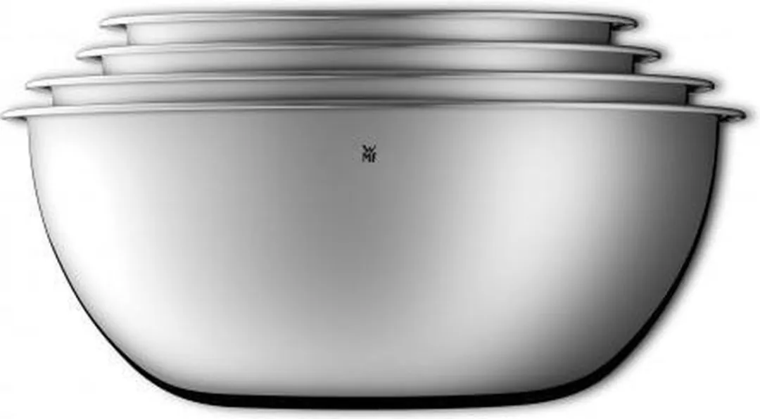 WMF Gourmet Schalenset 4-delig 16cm - RVS - Zwart