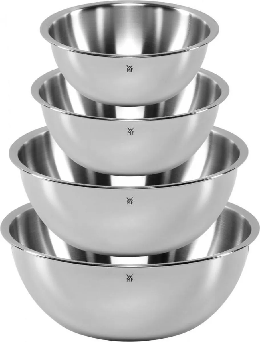 WMF Gourmet Schalenset 4-delig 16cm - RVS - Zwart