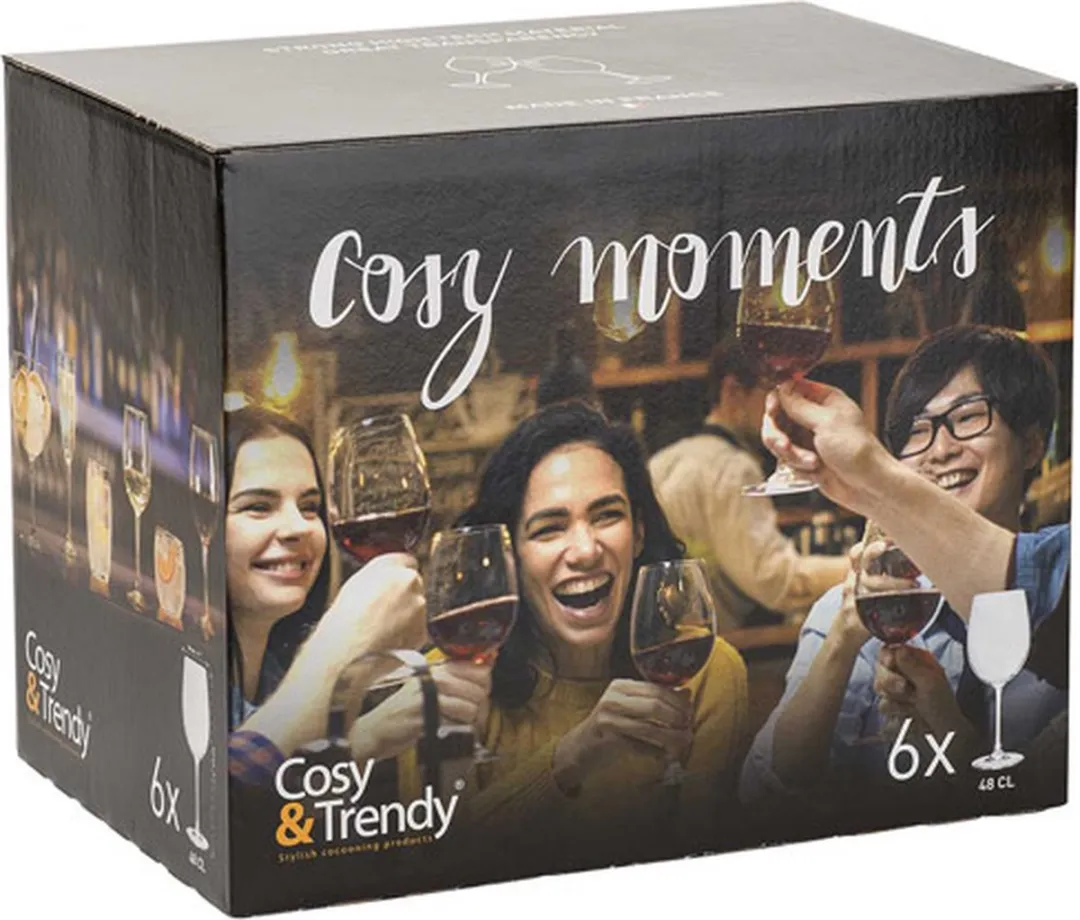 Cosy&Trendy Cosy Moments Wijnglas 48cl - Set van 6 - afbeelding 6 van 6