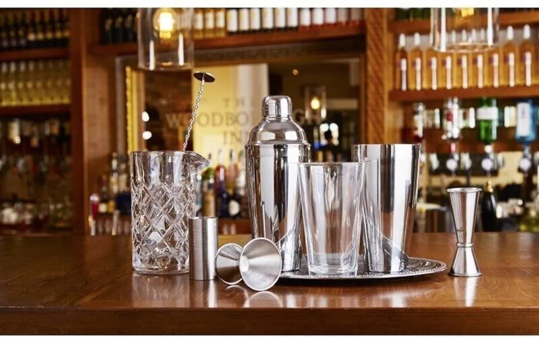 Olympia C581 Cocktailshaker RVS - 0,78L - 3-delig - Zwart