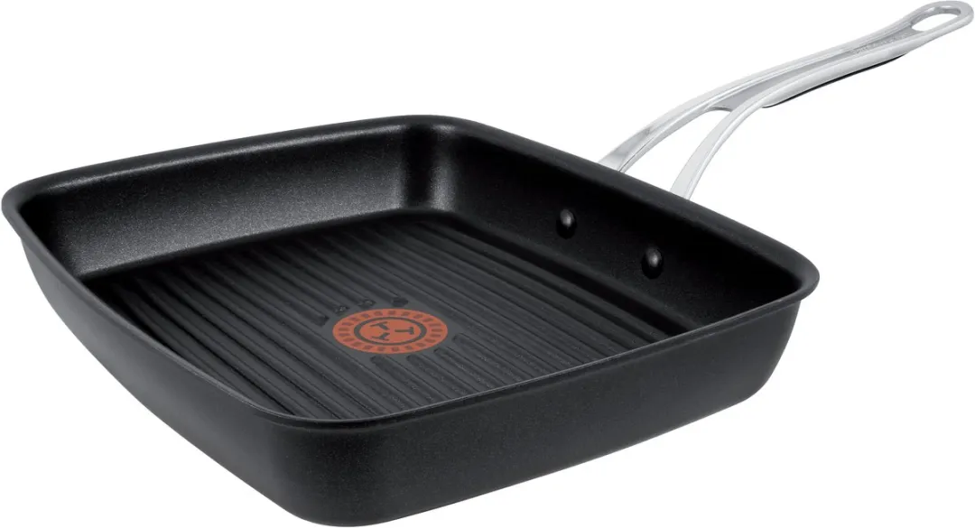 Jamie Oliver by Tefal Grillpan 23x27 cm – Inductie – Titanium Antiaanbaklaag – Thermo-Spot