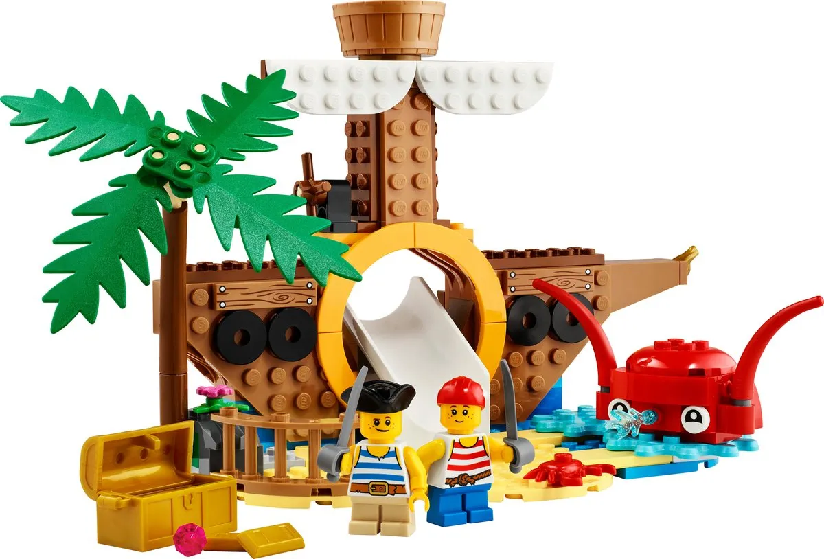 LEGO Piratenschip Speeltuin 40589 - 160 Stukken - 2 Minifiguren