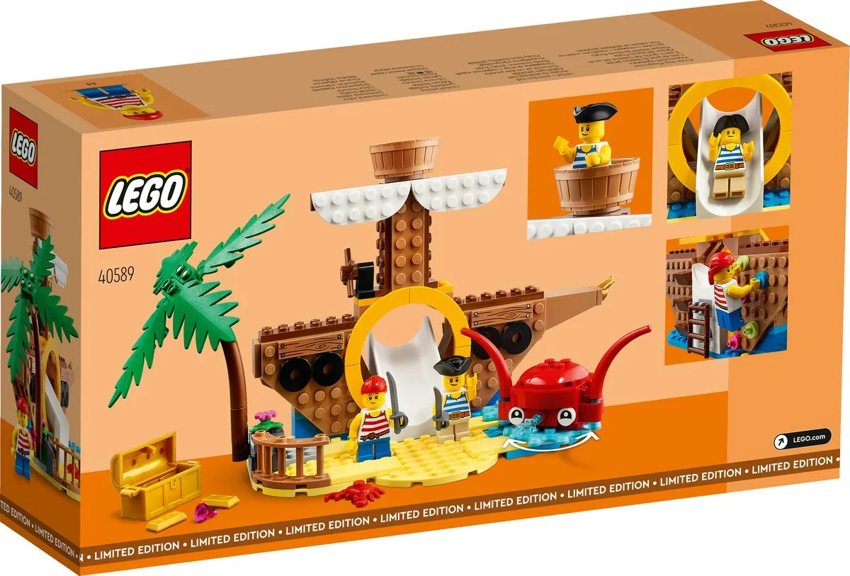 LEGO Piratenschip Speeltuin 40589 - 160 Stukken - 2 Minifiguren - afbeelding 6 van 6