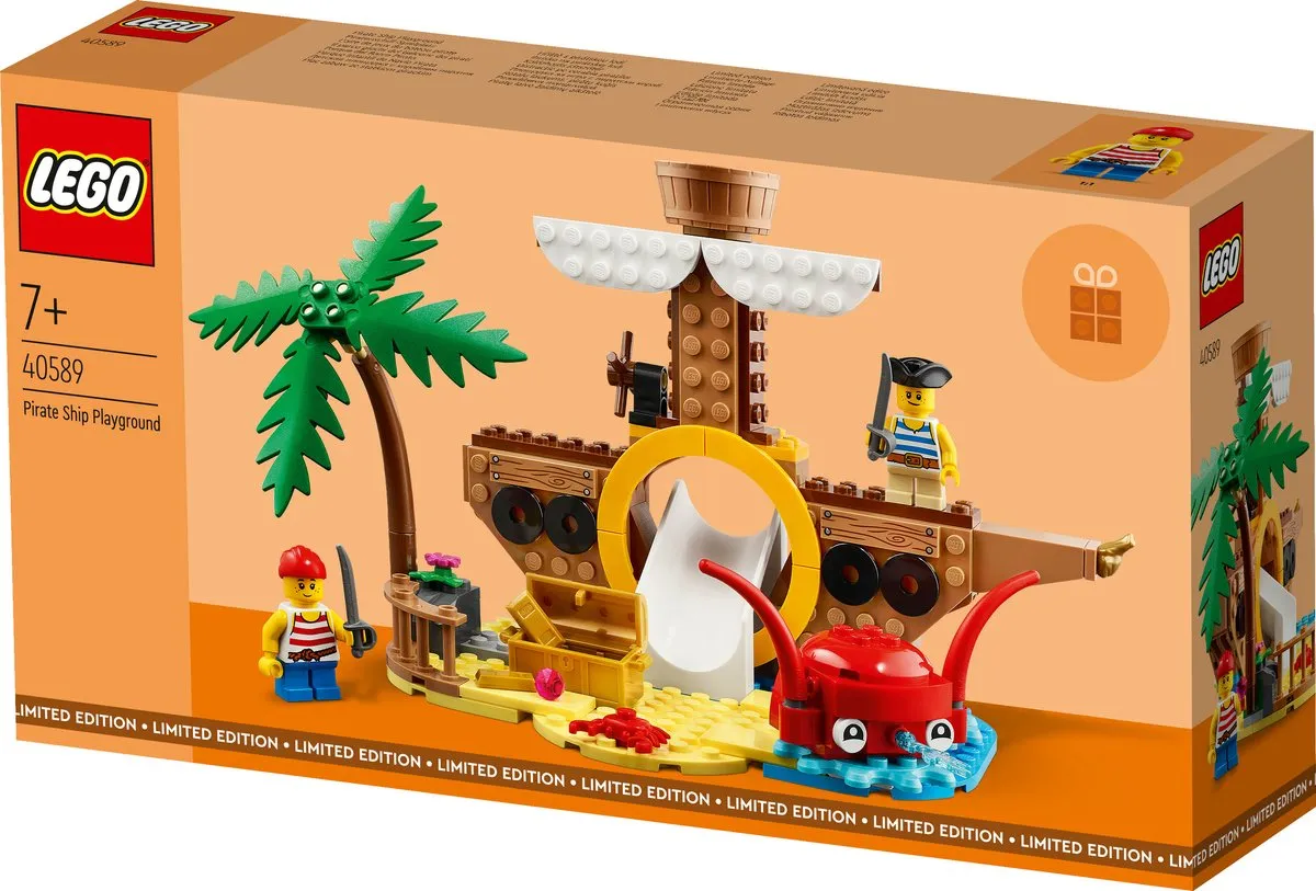 LEGO Piratenschip Speeltuin 40589 - 160 Stukken - 2 Minifiguren