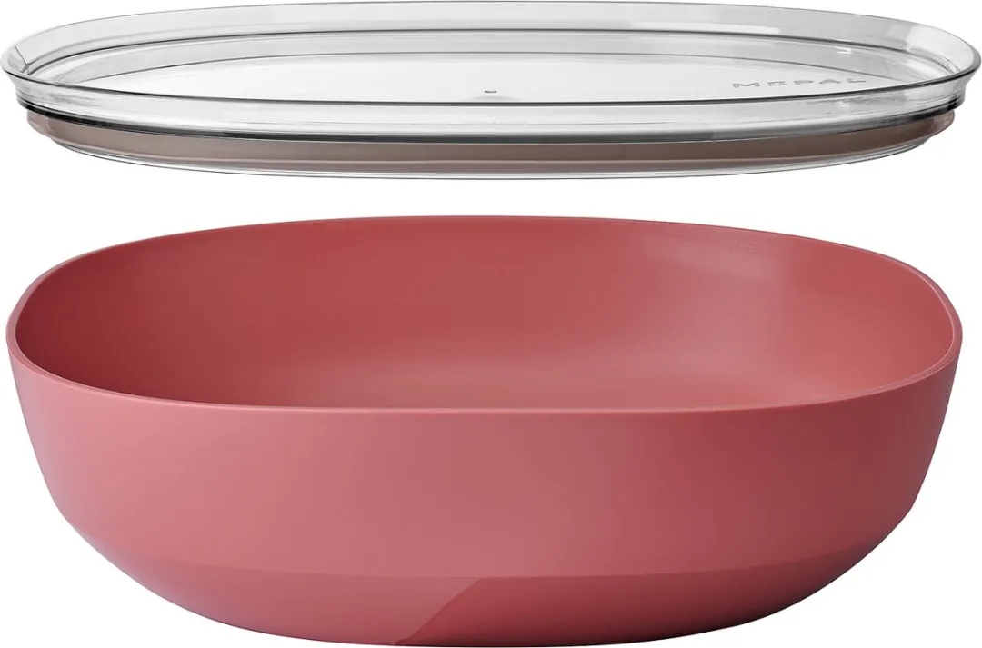 Mepal Silueta Serveerschaal met deksel 4000ml - Vivid mauve
