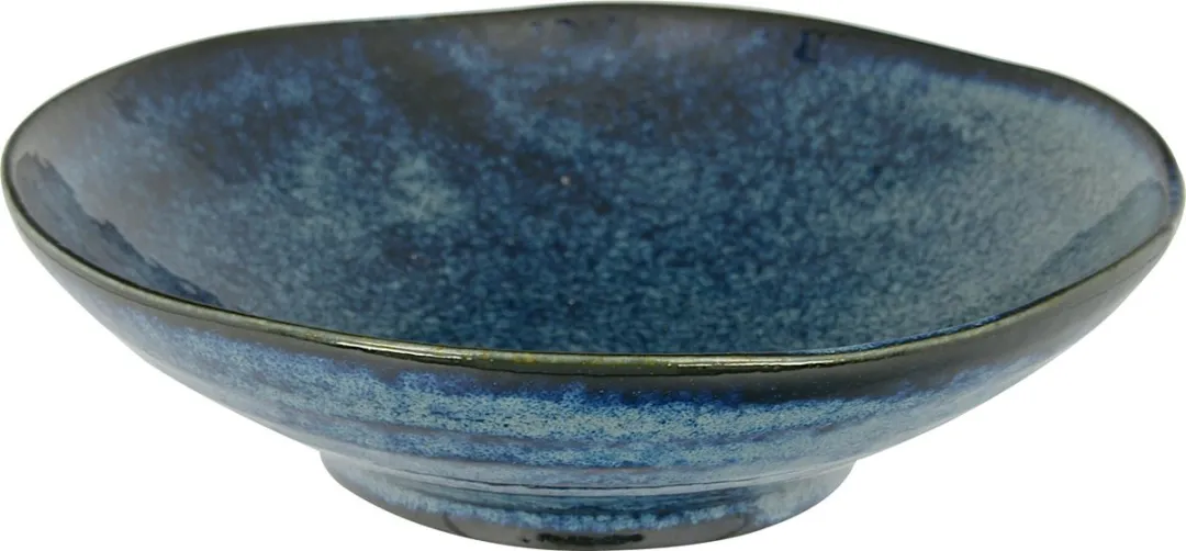 Tokyo Design Studio Cobalt Blue Shallow Dish 17x4.9cm