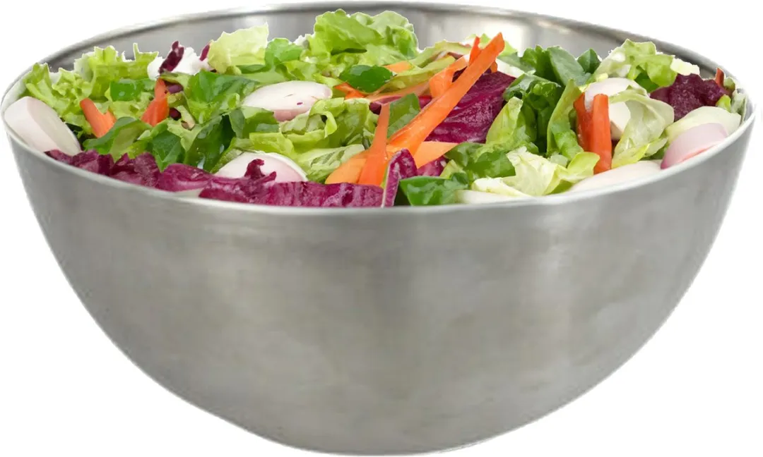Svenska Living Salade/Serveer Schalen RVS - 29 en 23 cm - Mat Zilver