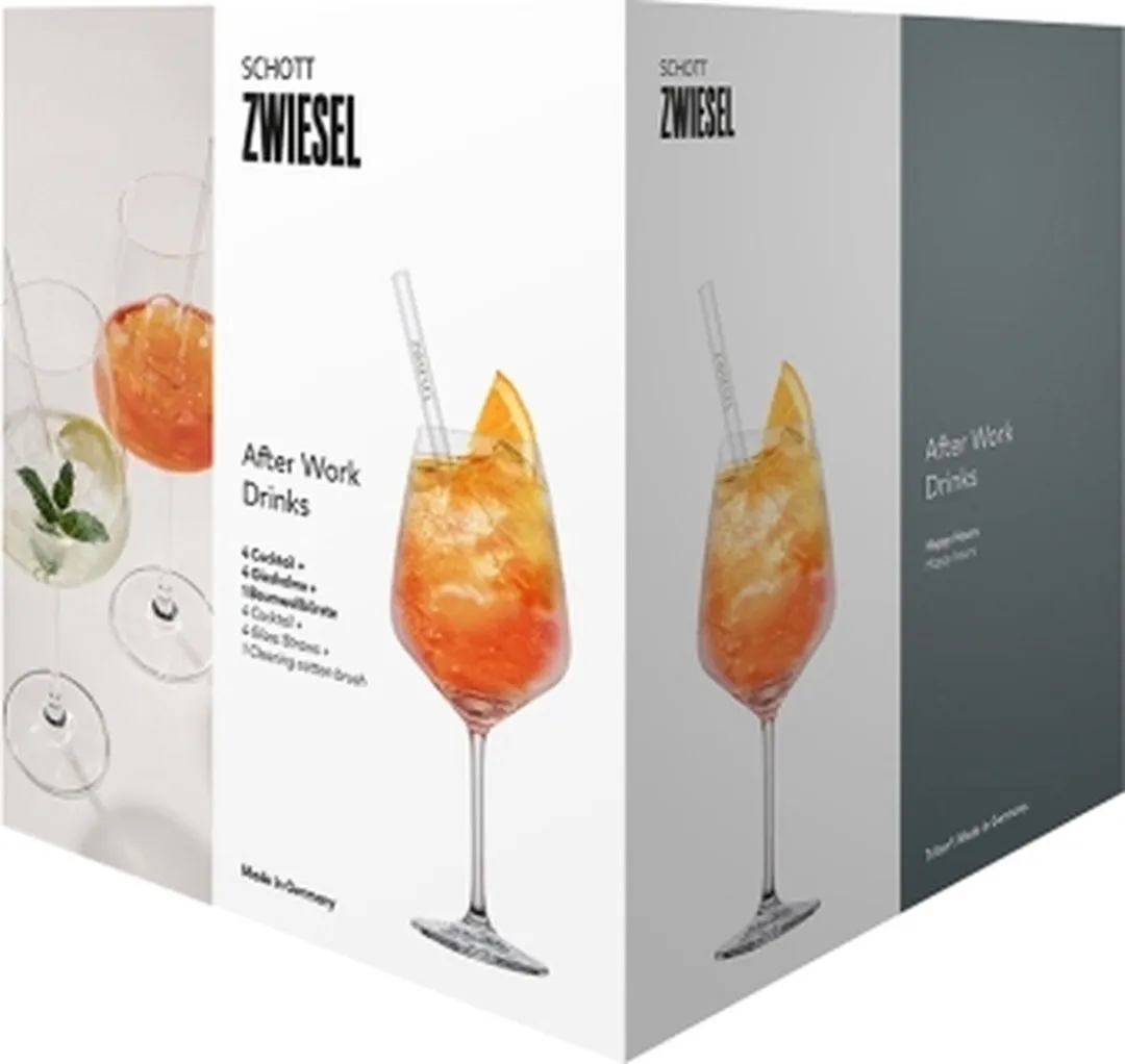 Schott Zwiesel After Work Drinks 9-delige Set 130014 - Cocktailglazen & Rietjes - afbeelding 6 van 6