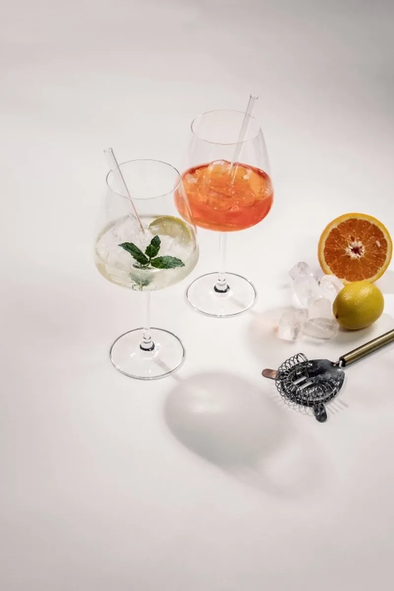 Schott Zwiesel After Work Drinks 9-delige Set 130014 - Cocktailglazen & Rietjes