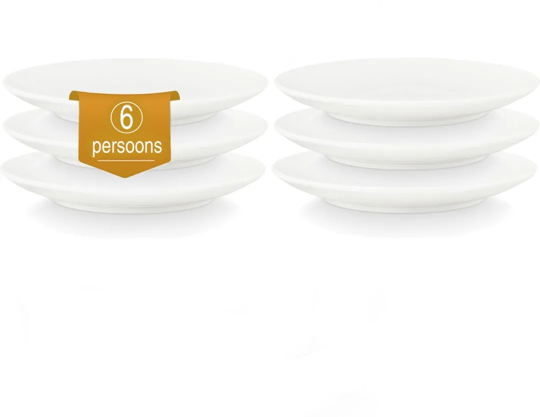 vtwonen Basic Taartbordjes Porselein 15cm