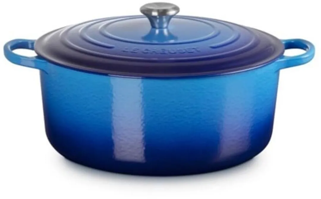 Le Creuset Braadpan Signature Azure 34cm