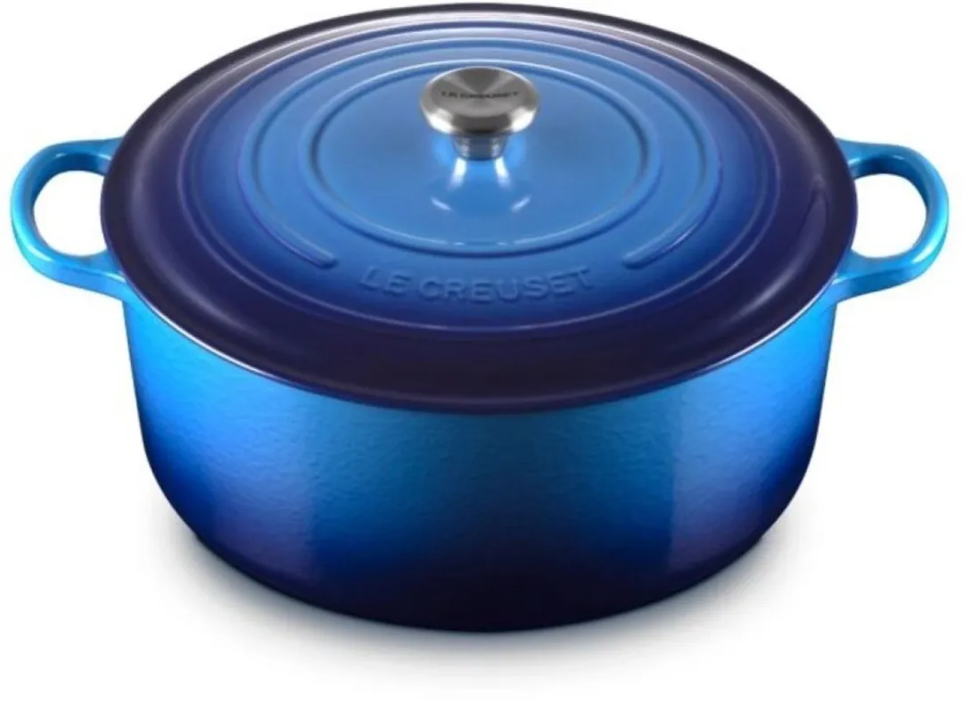 Le Creuset Braadpan Signature Azure 34cm