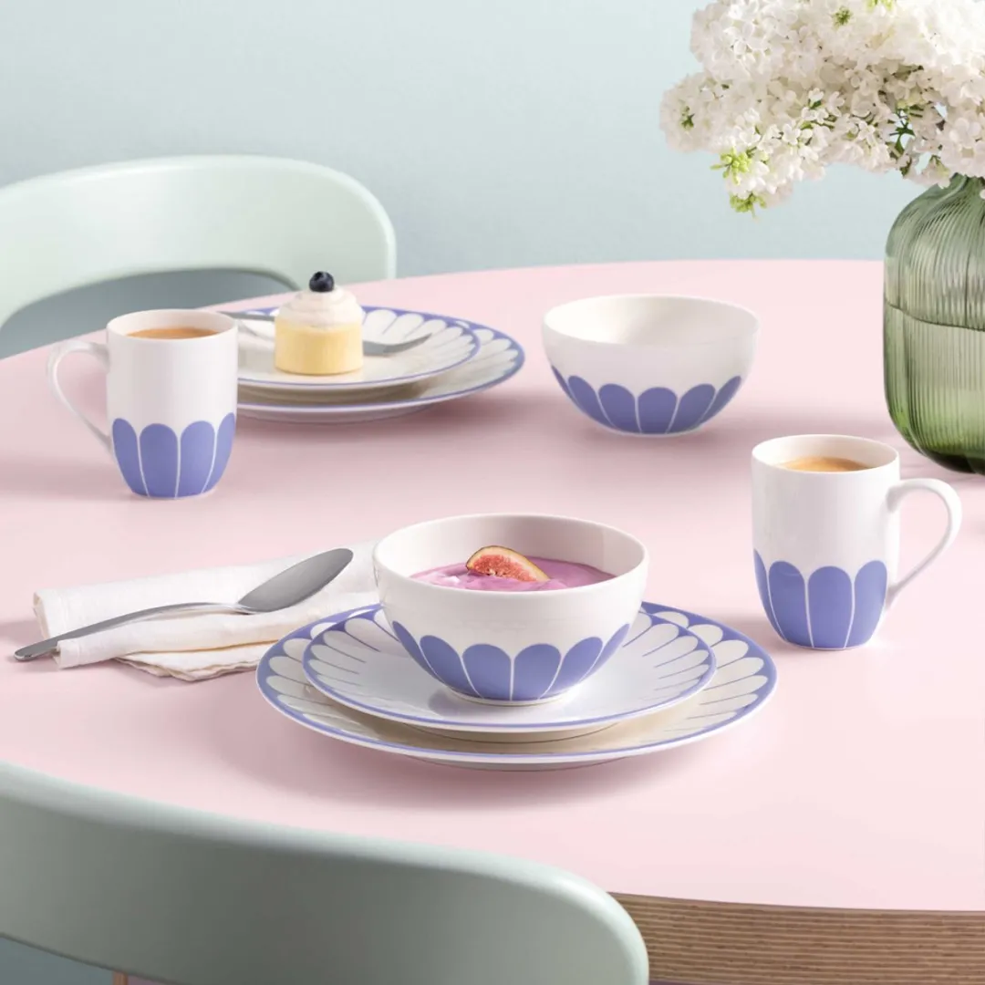 Villeroy & Boch Henkelbecher Fleur Couleur 290ml - Blauw