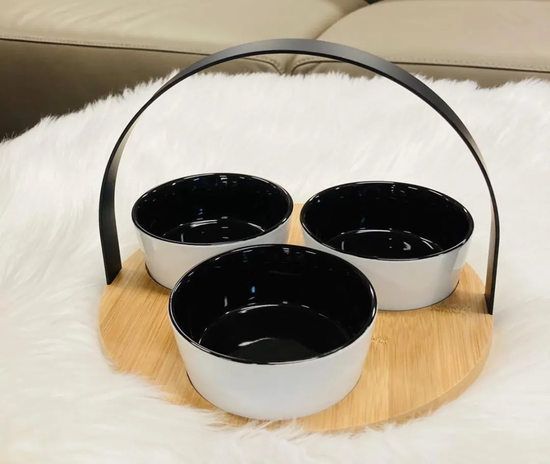 Cosy&Trendy Tapasset 1537268 - 3 Schaaltjes - 4 Stuks