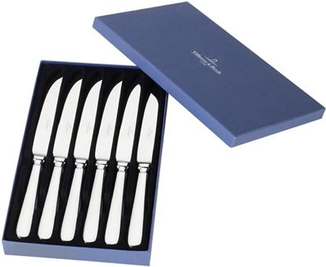 Villeroy & Boch Oscar Steakmessenset - 6-delig - Zilver
