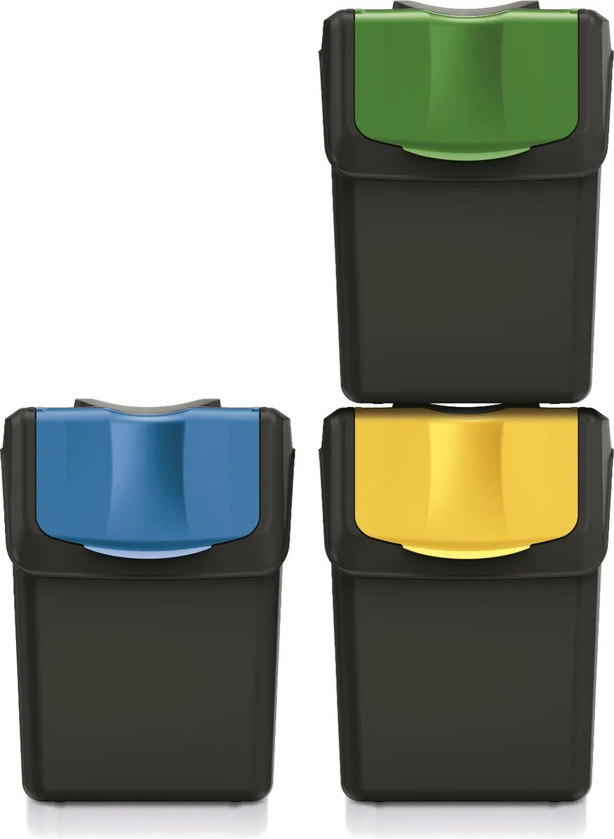 Prosperplast Keden Sorti Box Prullenbak 3x20L