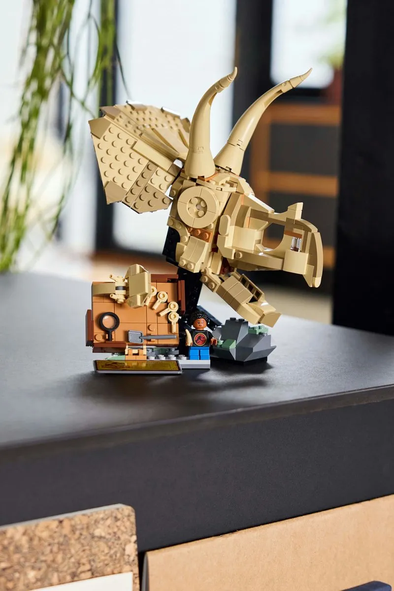 LEGO Jurassic World Dinosaurusfossielen Triceratops Schedel 76969 - 468 Stukken