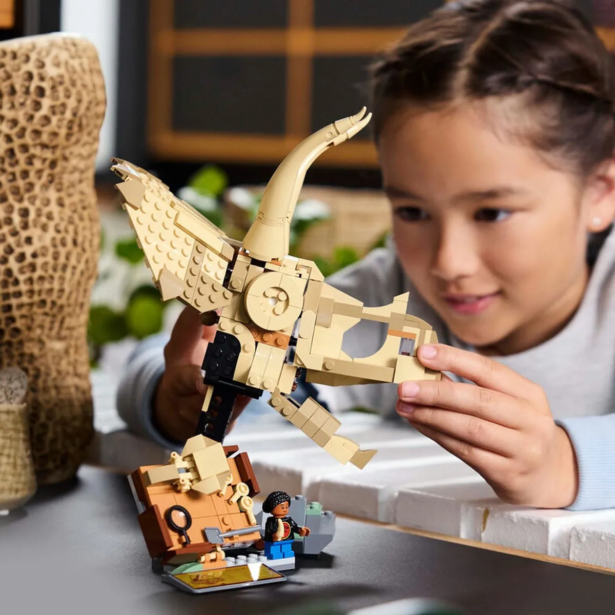 LEGO Jurassic World Dinosaurusfossielen Triceratops Schedel 76969 - 468 Stukken