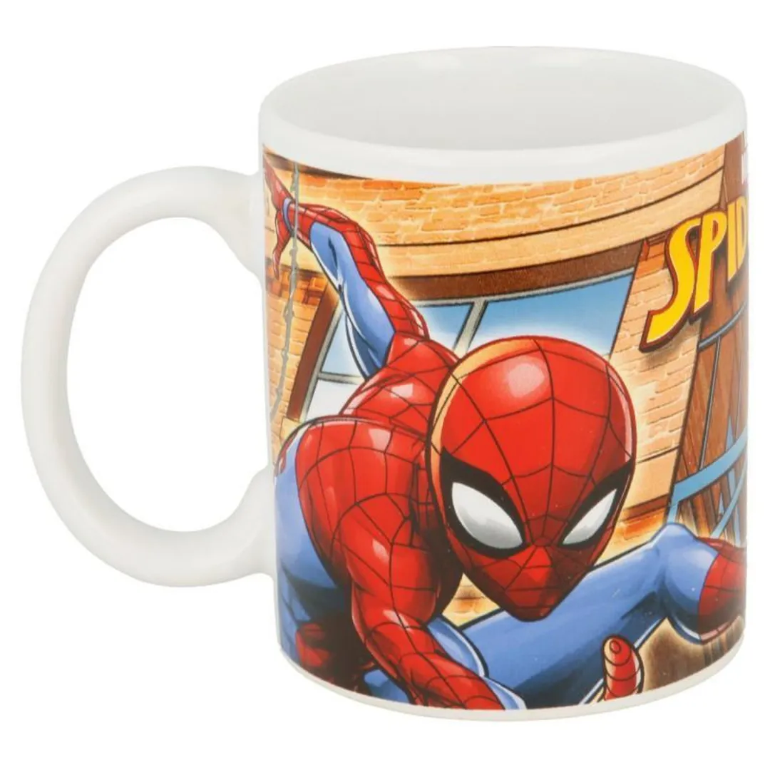 Spider-Man Great Power Mok - Keramisch - 350ml - Rood/Blauw
