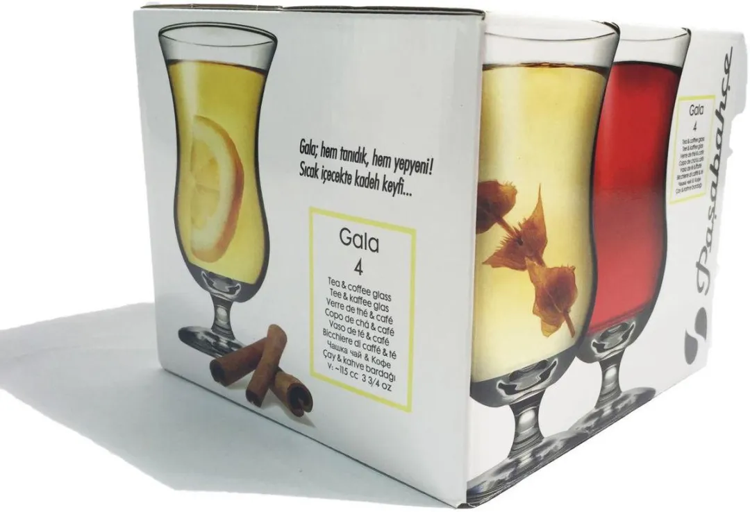 Pasabahce Gala Espresso Glazen 4-delig - Ø6,5cm - 0,12L