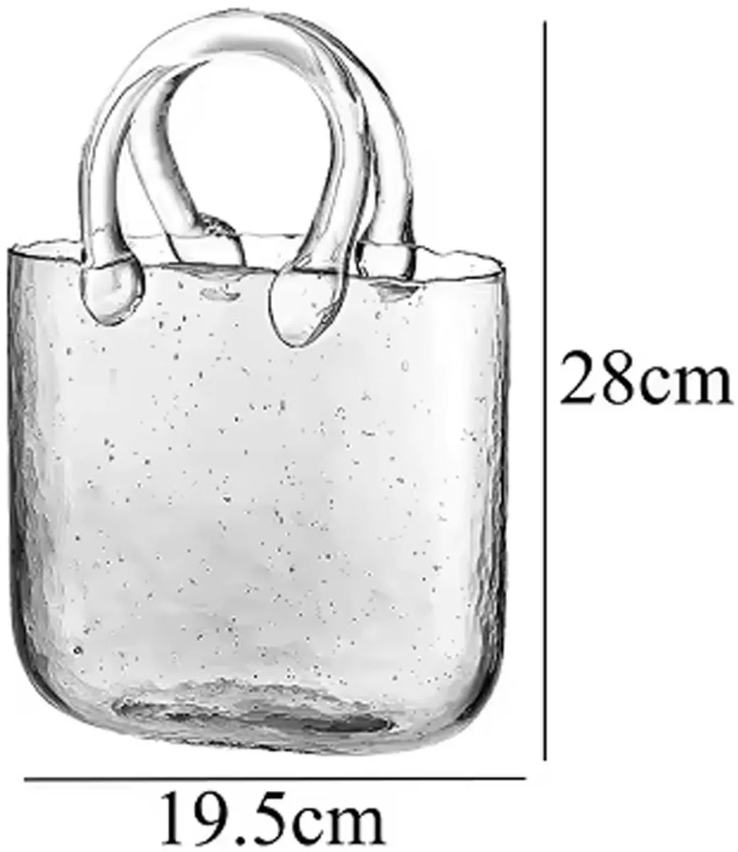 RedParrot Glazen Handtas Cocktail 2.3L - Transparant