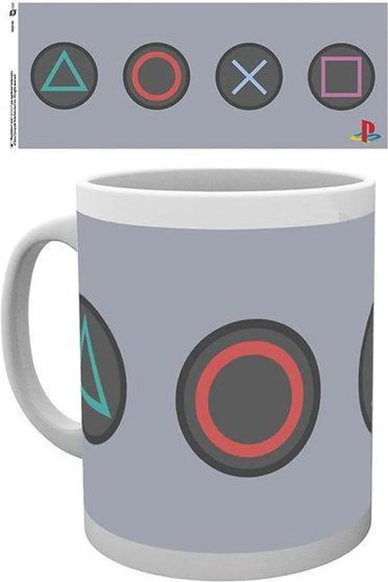 Sony PlayStation Mug 325ml - MG0198 - Wit