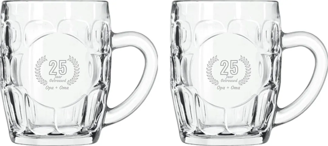 Libbey Gegraveerde Bierpullen 55cl