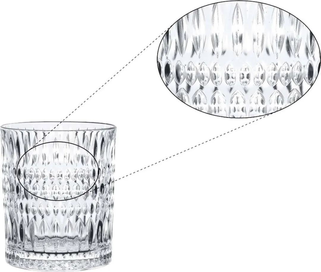 Nachtmann Ethno 304ml Glas Set - 8 Stuks
