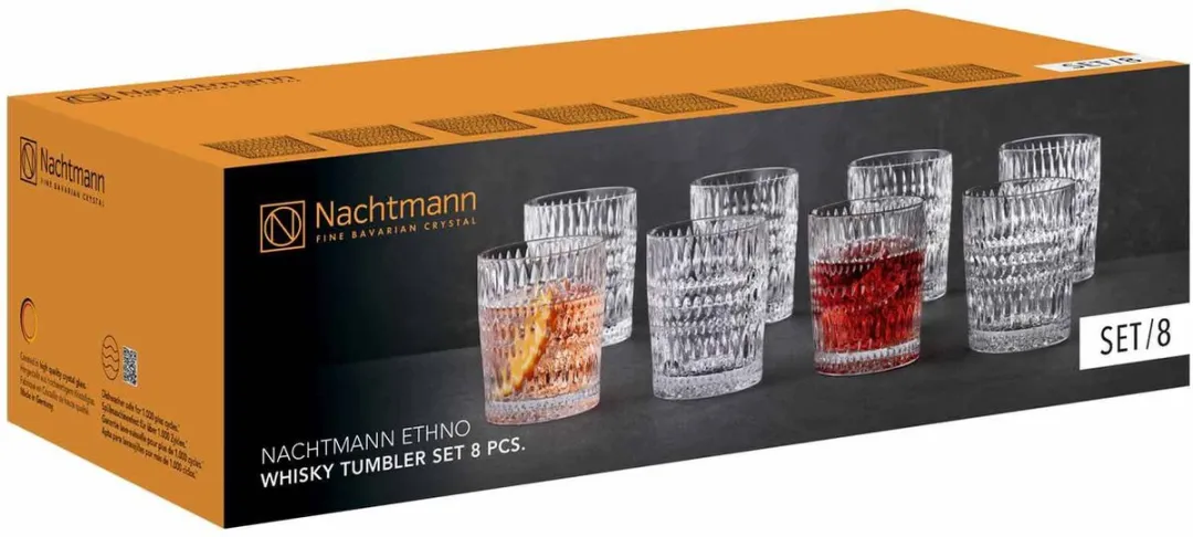Nachtmann Ethno 304ml Glas Set - 8 Stuks