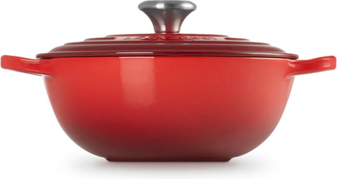 Le Creuset Gietijzeren Marmite 26cm - 5,3L - Kersenrood