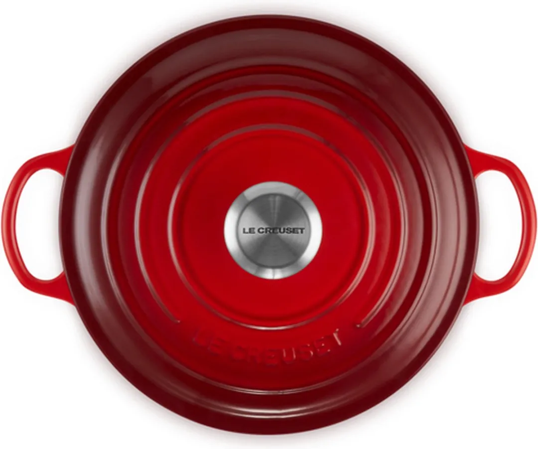 Le Creuset Gietijzeren Marmite 26cm - 5,3L - Kersenrood