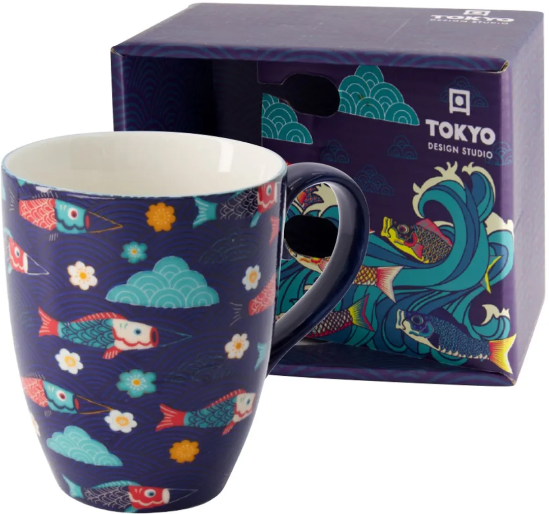 Tokyo Design Studio Kawaii Koinobori Mok 380ml