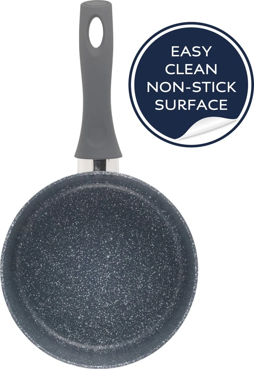 Russell Hobbs Nightfall Stone Steelpan 16cm - Antiaanbaklaag - Blauw