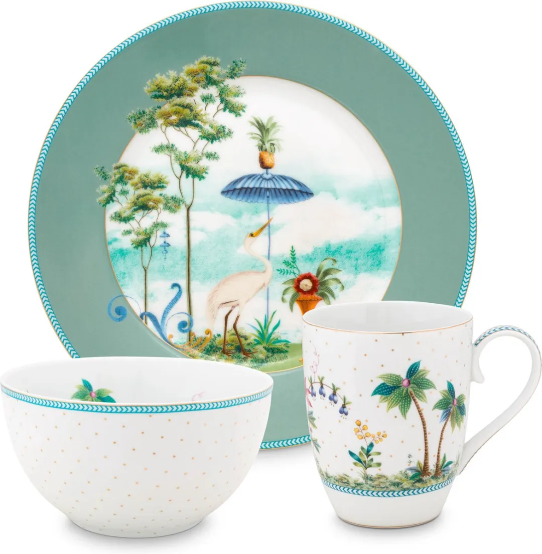 Pip Studio Jolie Ontbijtset 3-delig