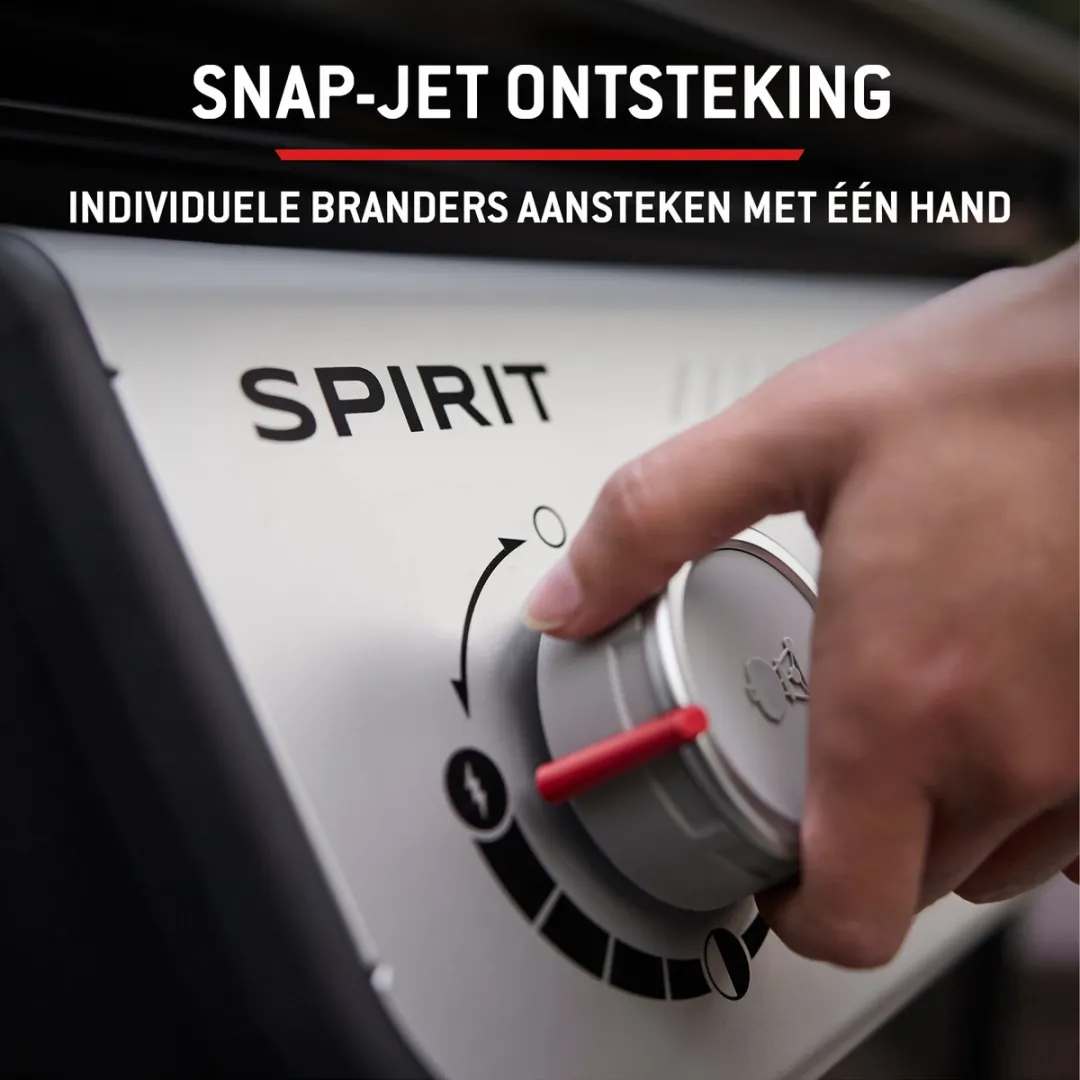 Weber Spirit E-210 Gasbarbecue 2 Branders - 69cm - Zwart