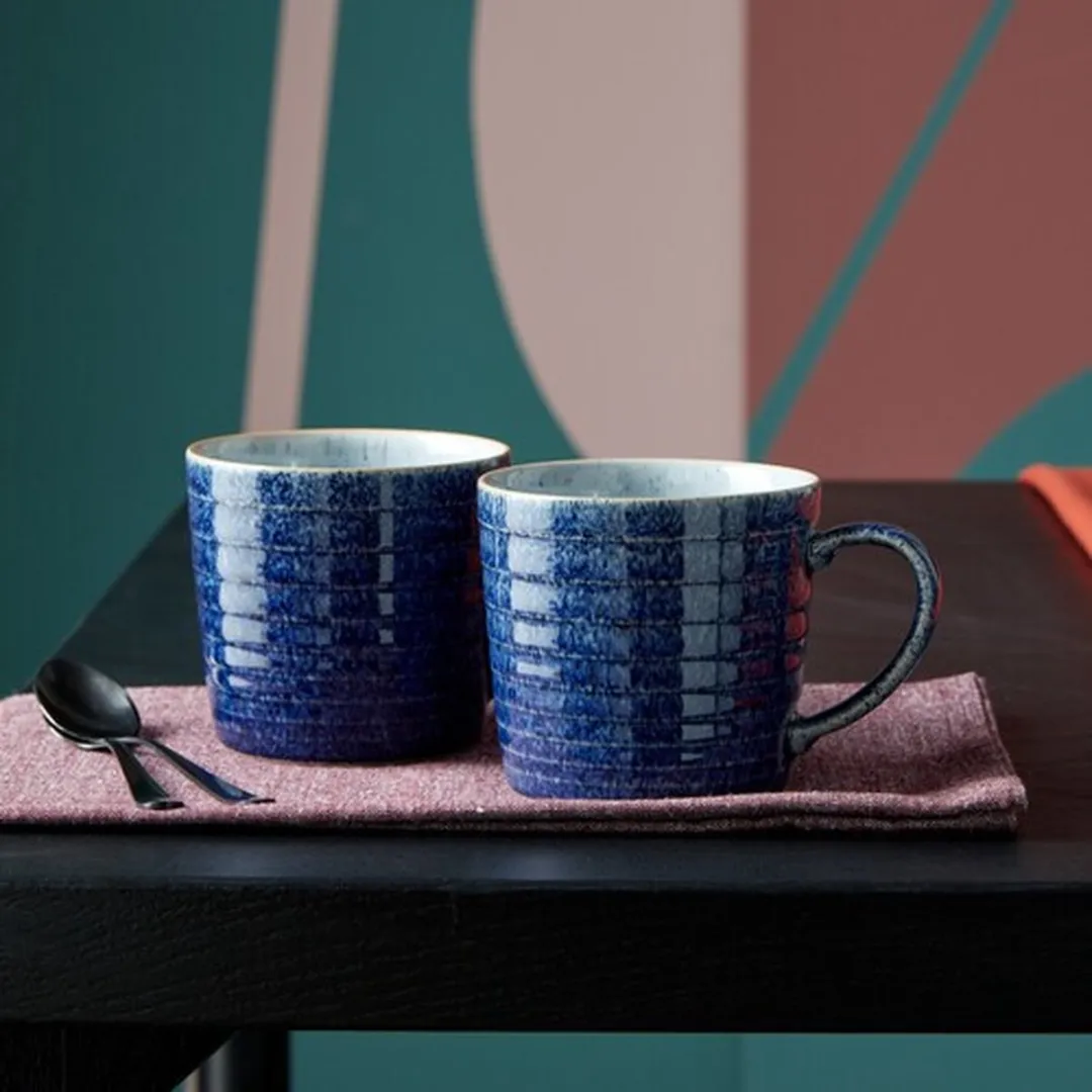 Denby Studio Blue Mok 400ml - 13cm - Vaatwasserveilig