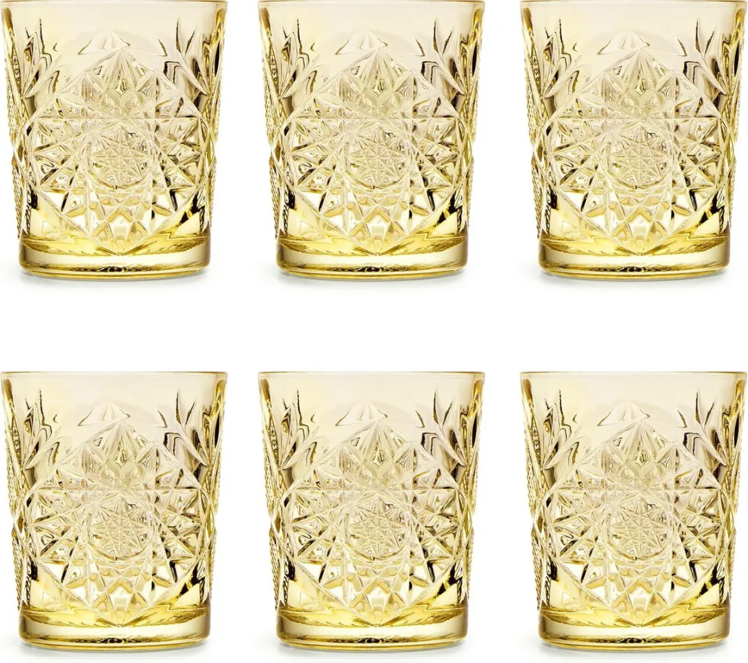 Libbey Hobstar Drinkglas Geel 355ml